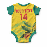 Grenada Football 2026 Custom Baby Onesie Go Spice Boys Nutmeg Yellow Version