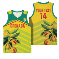 Grenada Football 2026 Custom Basketball Jersey Go Spice Boys Nutmeg Yellow Version