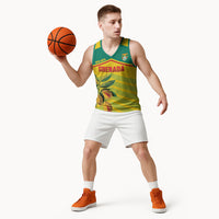 Grenada Football 2026 Custom Basketball Jersey Go Spice Boys Nutmeg Yellow Version