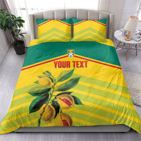 Grenada Football 2026 Custom Bedding Set Go Spice Boys Nutmeg Yellow Version
