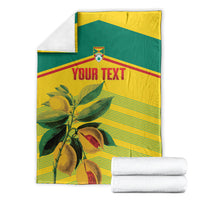 Grenada Football 2026 Custom Blanket Go Spice Boys Nutmeg Yellow Version