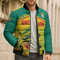 Grenada Football 2026 Custom Bomber Puffer Jacket Go Spice Boys Nutmeg Yellow Version