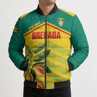 Grenada Football 2026 Custom Bomber Puffer Jacket Go Spice Boys Nutmeg Yellow Version