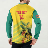 Grenada Football 2026 Custom Button Sweatshirt Go Spice Boys Nutmeg Yellow Version