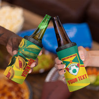 Grenada Football 2026 Custom 4 in 1 Can Cooler Tumbler Go Spice Boys Nutmeg Yellow Version