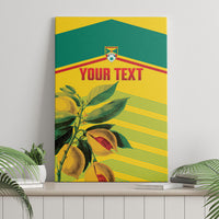Grenada Football 2026 Custom Canvas Wall Art Go Spice Boys Nutmeg Yellow Version