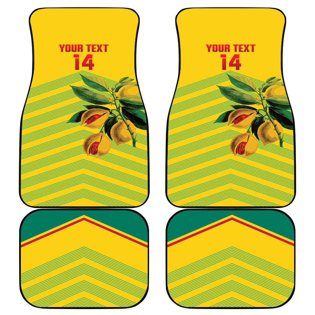 Grenada Football 2026 Custom Car Mats Go Spice Boys Nutmeg Yellow Version