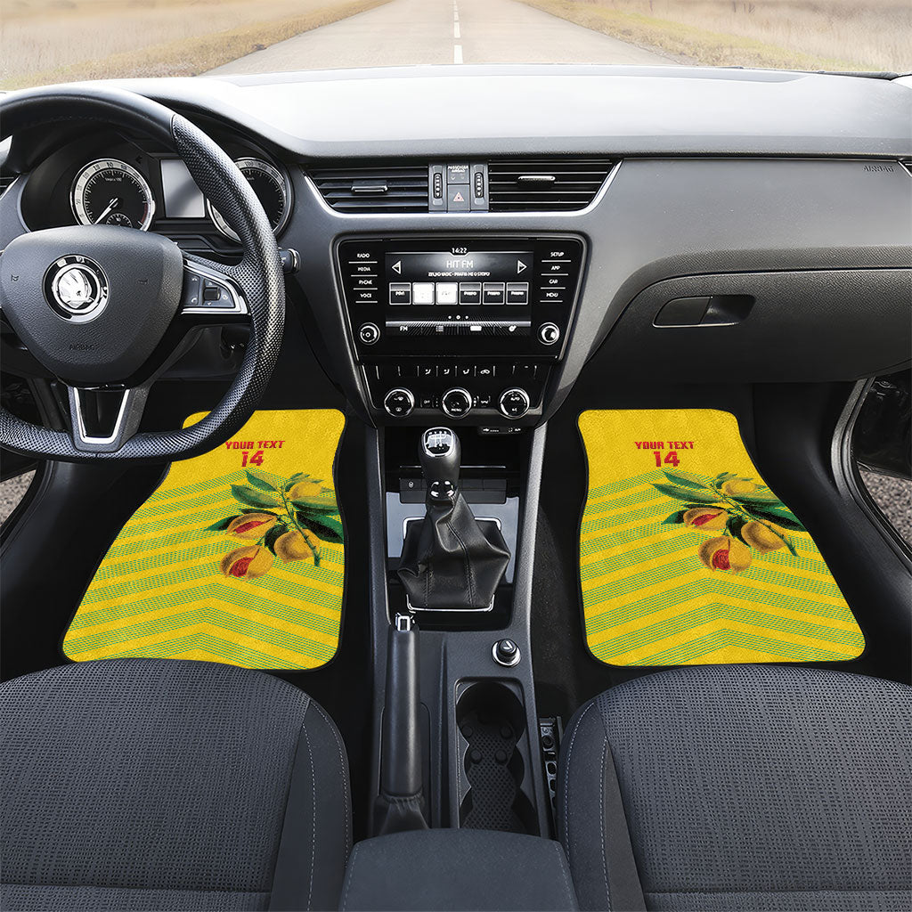Grenada Football 2026 Custom Car Mats Go Spice Boys Nutmeg Yellow Version