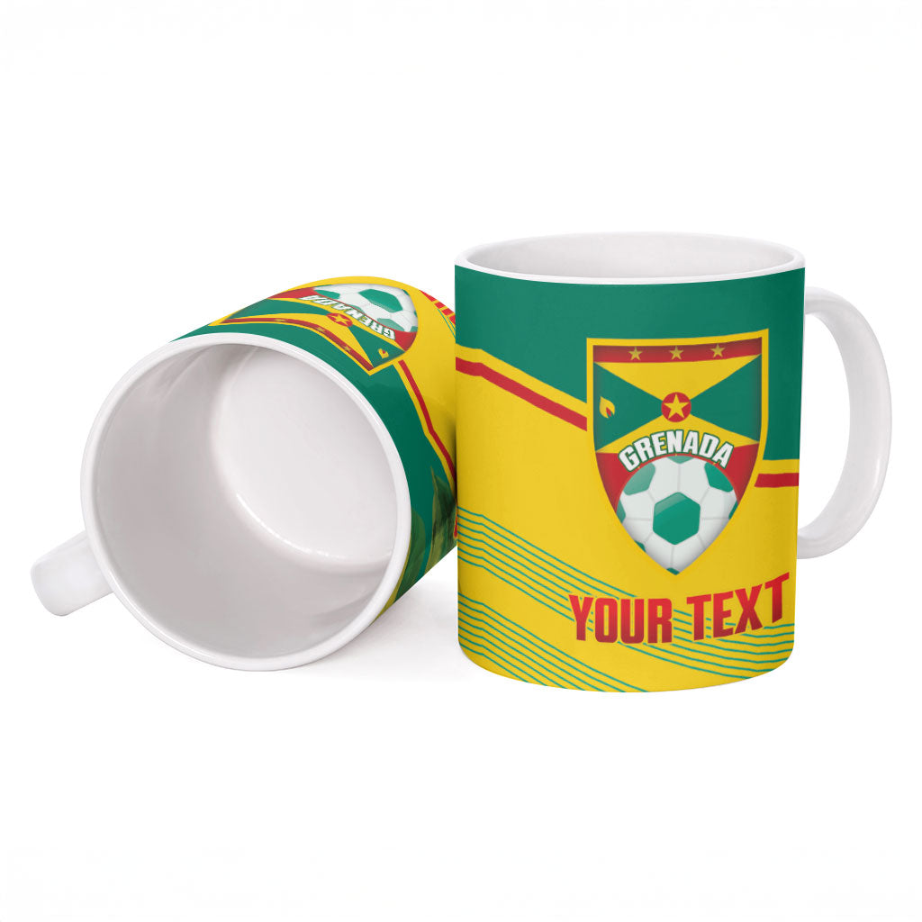 Grenada Football 2026 Custom Ceramic Mug Go Spice Boys Nutmeg Yellow Version