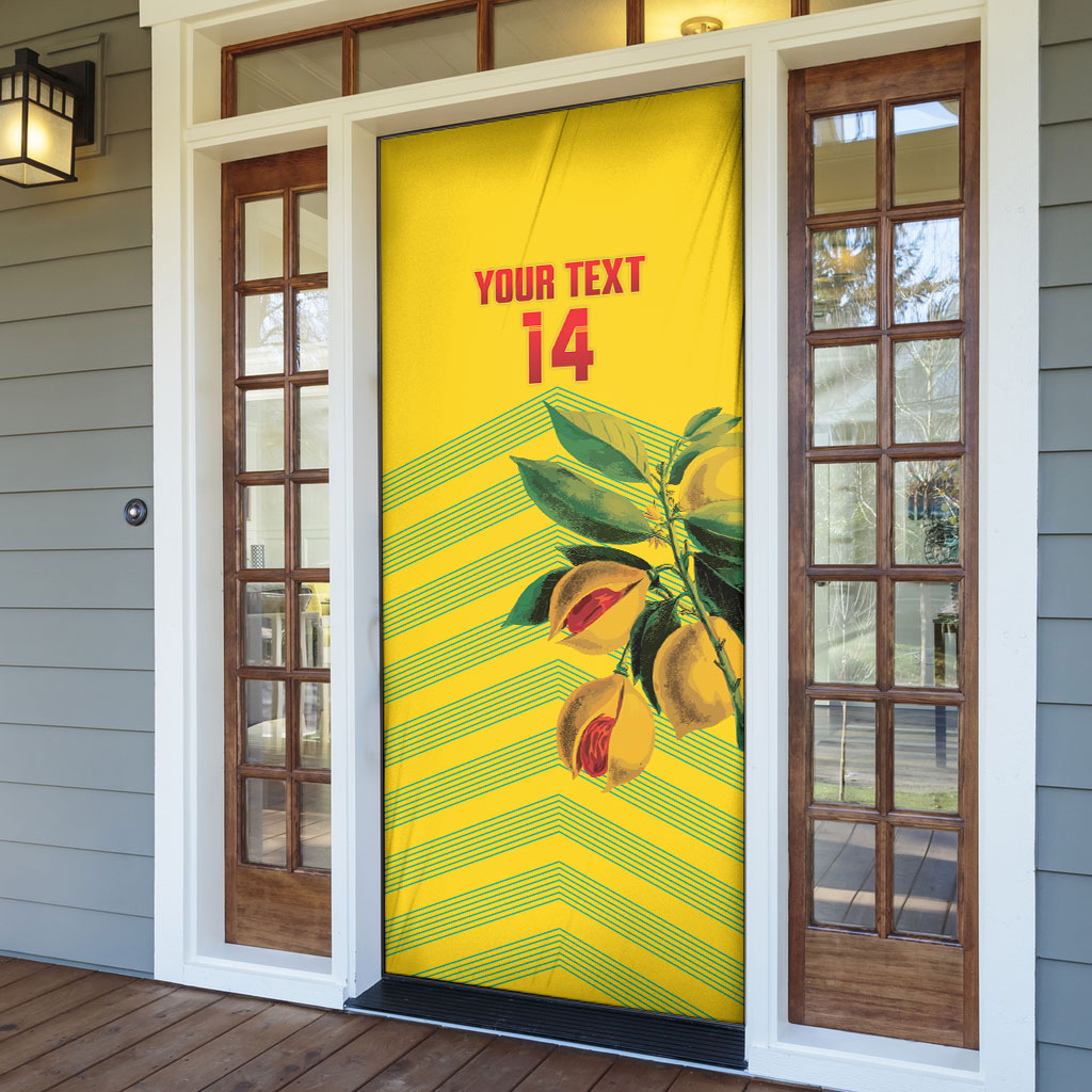 Grenada Football 2026 Custom Door Cover Go Spice Boys Nutmeg Yellow Version