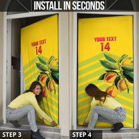 Grenada Football 2026 Custom Door Cover Go Spice Boys Nutmeg Yellow Version