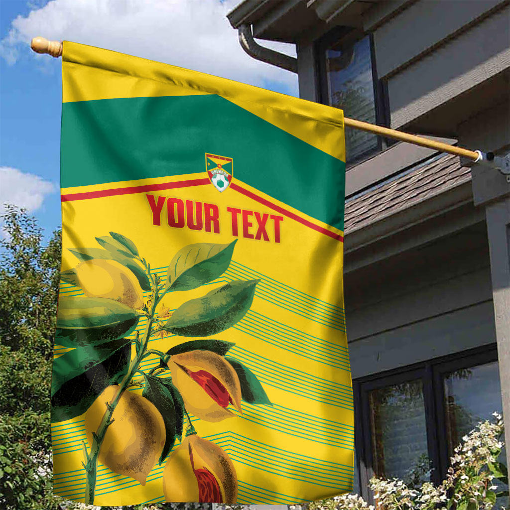 Grenada Football 2026 Custom Garden Flag Go Spice Boys Nutmeg Yellow Version
