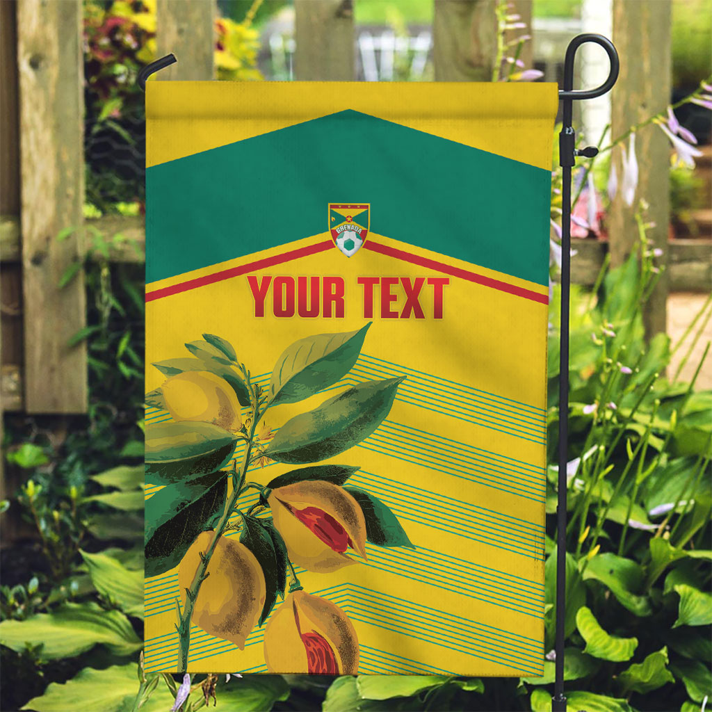 Grenada Football 2026 Custom Garden Flag Go Spice Boys Nutmeg Yellow Version