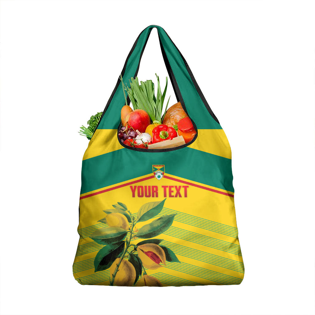 Grenada Football 2026 Custom Grocery Bag Go Spice Boys Nutmeg Yellow Version