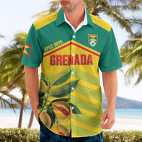 Grenada Football 2026 Custom Hawaiian Shirt Go Spice Boys Nutmeg Yellow Version