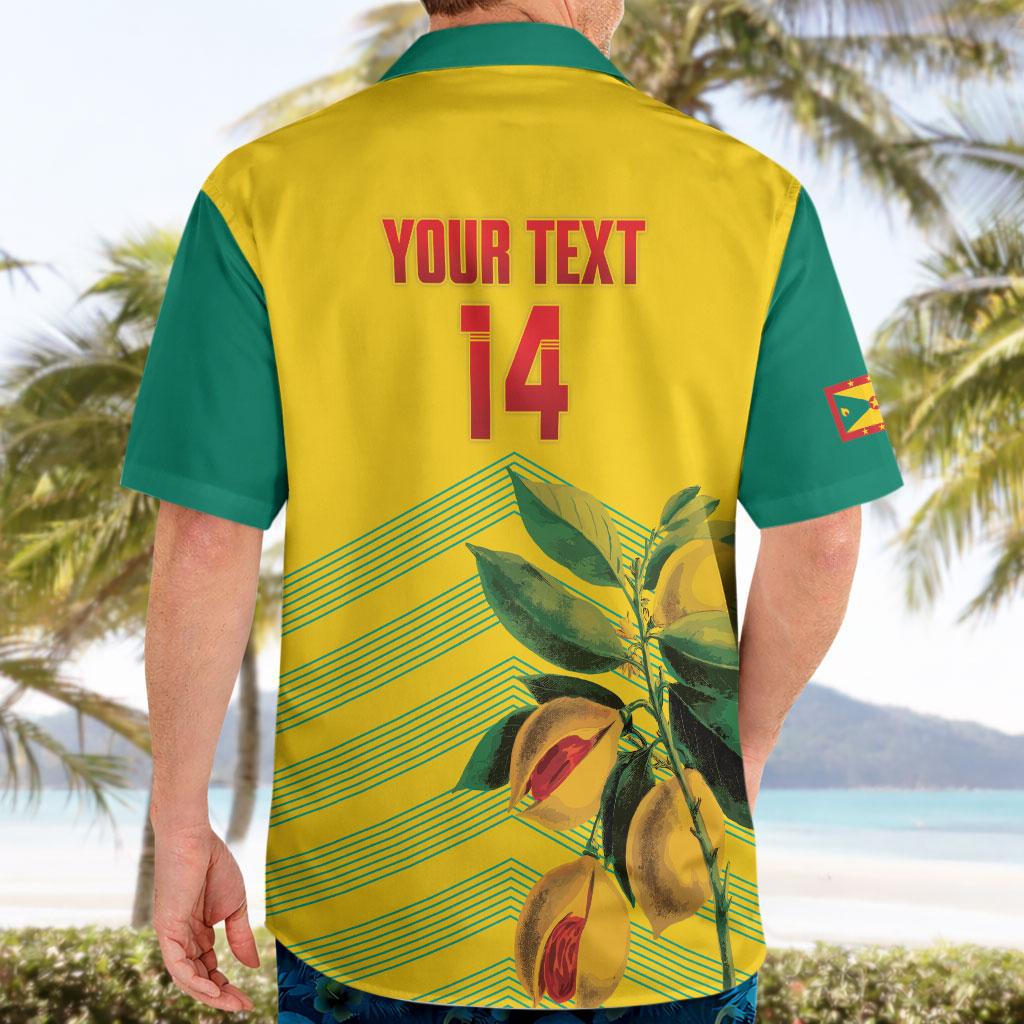 Grenada Football 2026 Custom Hawaiian Shirt Go Spice Boys Nutmeg Yellow Version