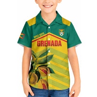 Grenada Football 2026 Custom Hawaiian Shirt Go Spice Boys Nutmeg Yellow Version