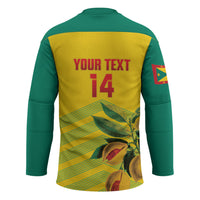 Grenada Football 2026 Custom Hockey Jersey Go Spice Boys Nutmeg Yellow Version