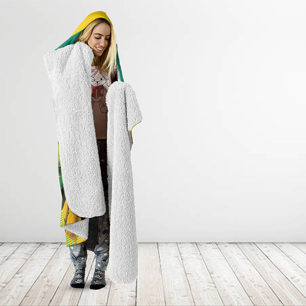Grenada Football 2026 Custom Hooded Blanket Go Spice Boys Nutmeg Yellow Version