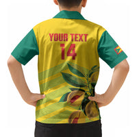 Grenada Football 2026 Custom Kid Hawaiian Shirt Go Spice Boys Nutmeg Yellow Version