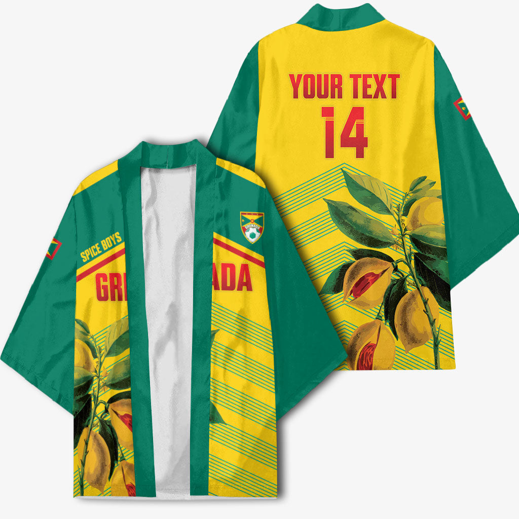 Grenada Football 2026 Custom Kimono Go Spice Boys Nutmeg Yellow Version