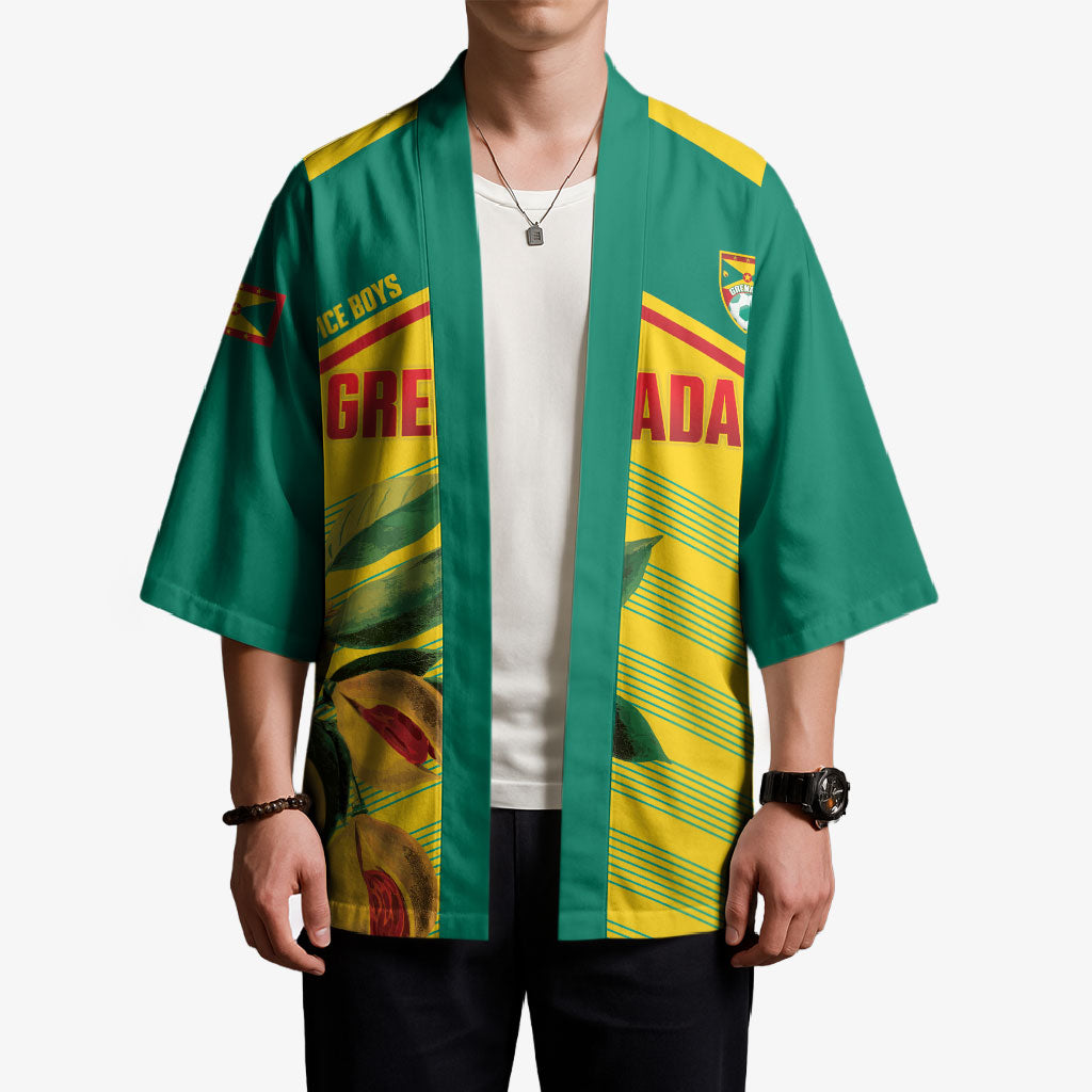 Grenada Football 2026 Custom Kimono Go Spice Boys Nutmeg Yellow Version