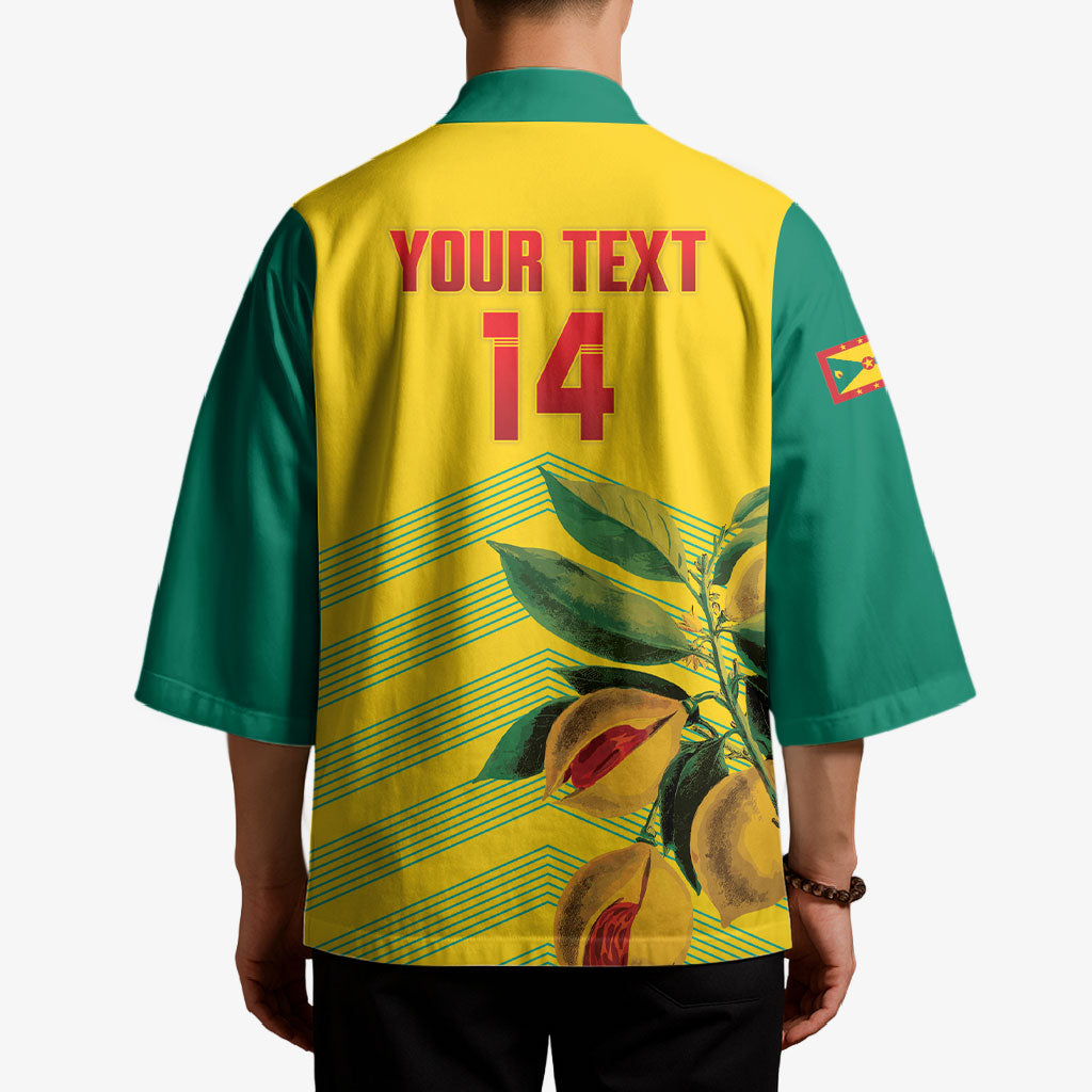 Grenada Football 2026 Custom Kimono Go Spice Boys Nutmeg Yellow Version