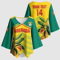 Grenada Football 2026 Custom Kimono Sleeve Blouse Go Spice Boys Nutmeg Yellow Version
