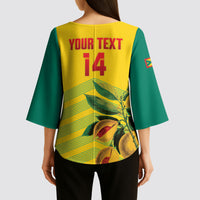 Grenada Football 2026 Custom Kimono Sleeve Blouse Go Spice Boys Nutmeg Yellow Version