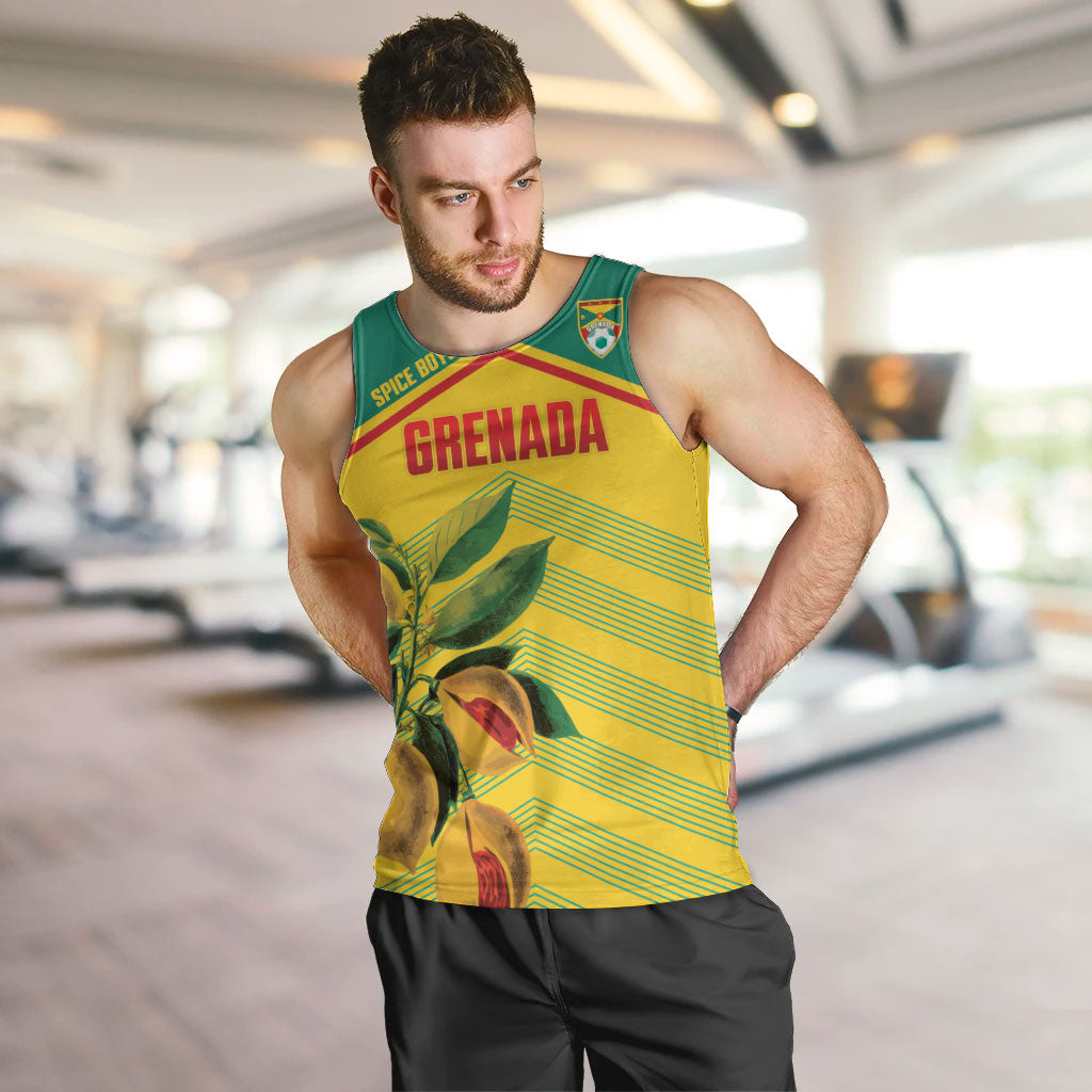 Grenada Football 2026 Custom Men Tank Top Go Spice Boys Nutmeg Yellow Version