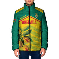 Grenada Football 2026 Custom Padded Jacket Go Spice Boys Nutmeg Yellow Version