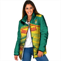 Grenada Football 2026 Custom Padded Jacket Go Spice Boys Nutmeg Yellow Version