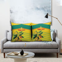 Grenada Football 2026 Custom Pillow Cover Go Spice Boys Nutmeg Yellow Version