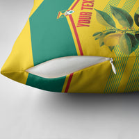 Grenada Football 2026 Custom Pillow Cover Go Spice Boys Nutmeg Yellow Version
