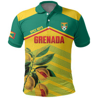 Grenada Football 2026 Custom Polo Shirt Go Spice Boys Nutmeg Yellow Version