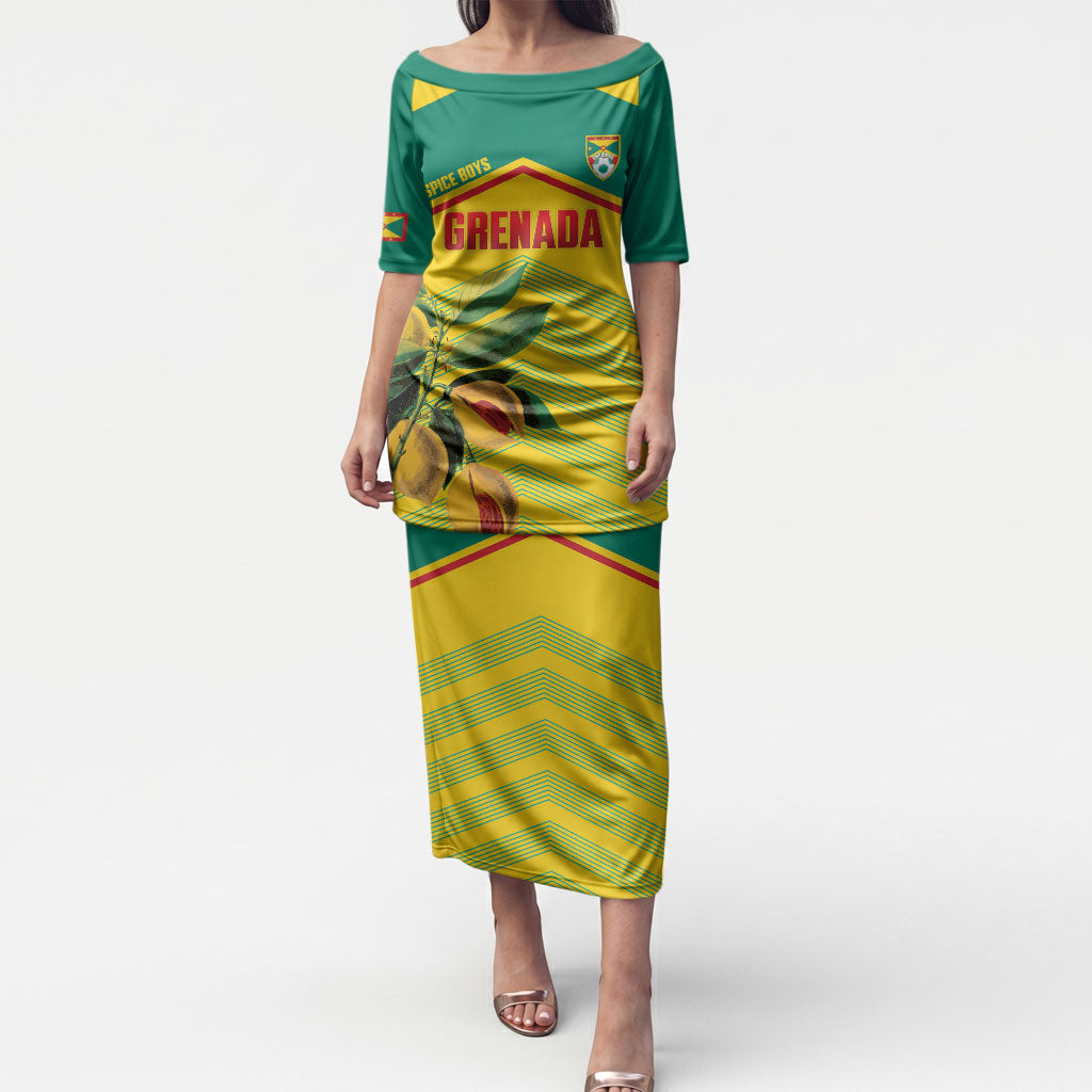 Grenada Football 2026 Custom Puletasi Go Spice Boys Nutmeg Yellow Version