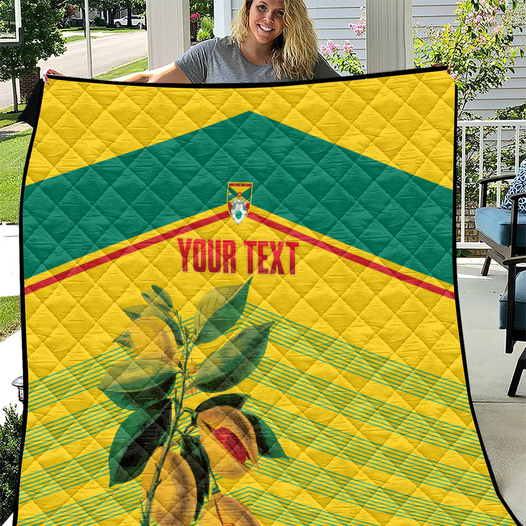 Grenada Football 2026 Custom Quilt Go Spice Boys Nutmeg Yellow Version