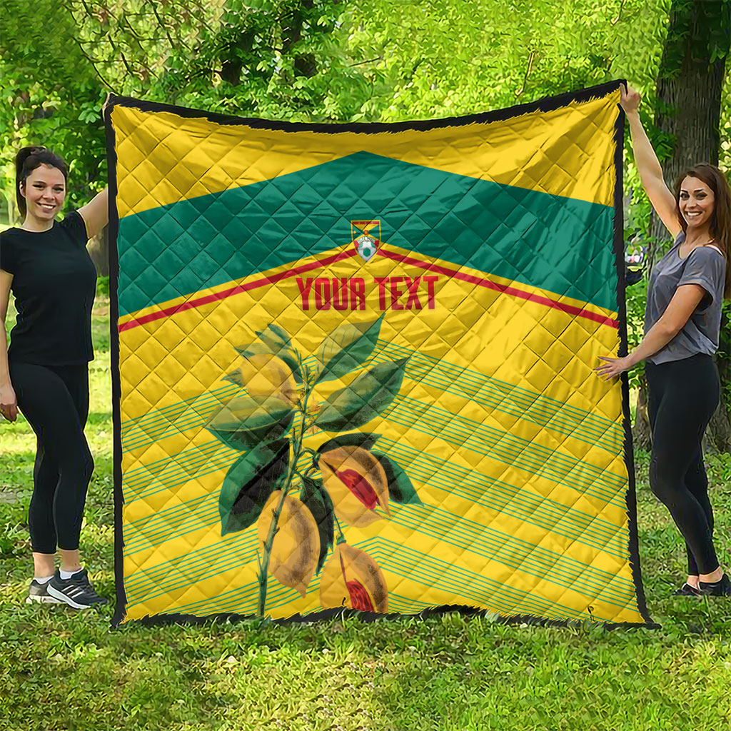 Grenada Football 2026 Custom Quilt Go Spice Boys Nutmeg Yellow Version