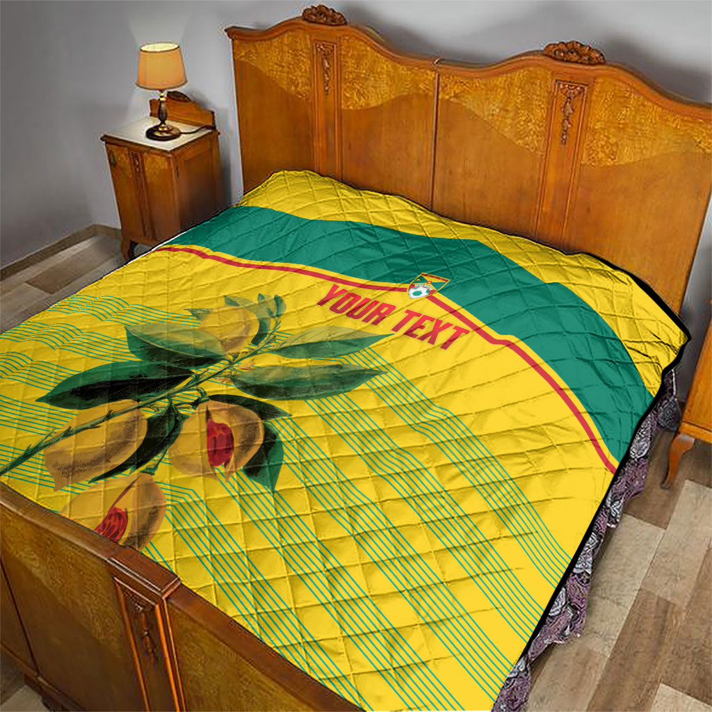 Grenada Football 2026 Custom Quilt Go Spice Boys Nutmeg Yellow Version