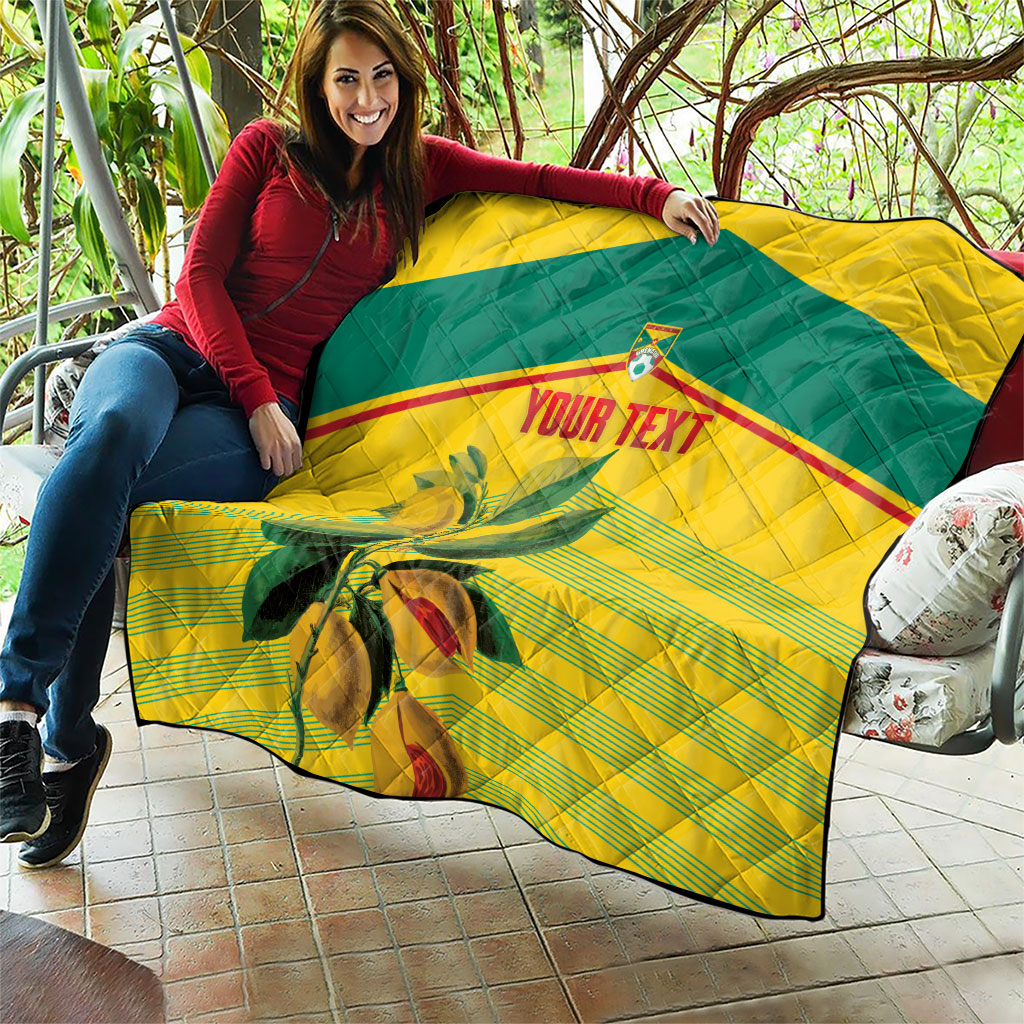 Grenada Football 2026 Custom Quilt Go Spice Boys Nutmeg Yellow Version