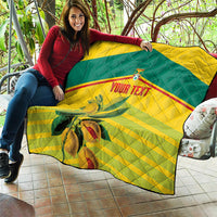 Grenada Football 2026 Custom Quilt Go Spice Boys Nutmeg Yellow Version