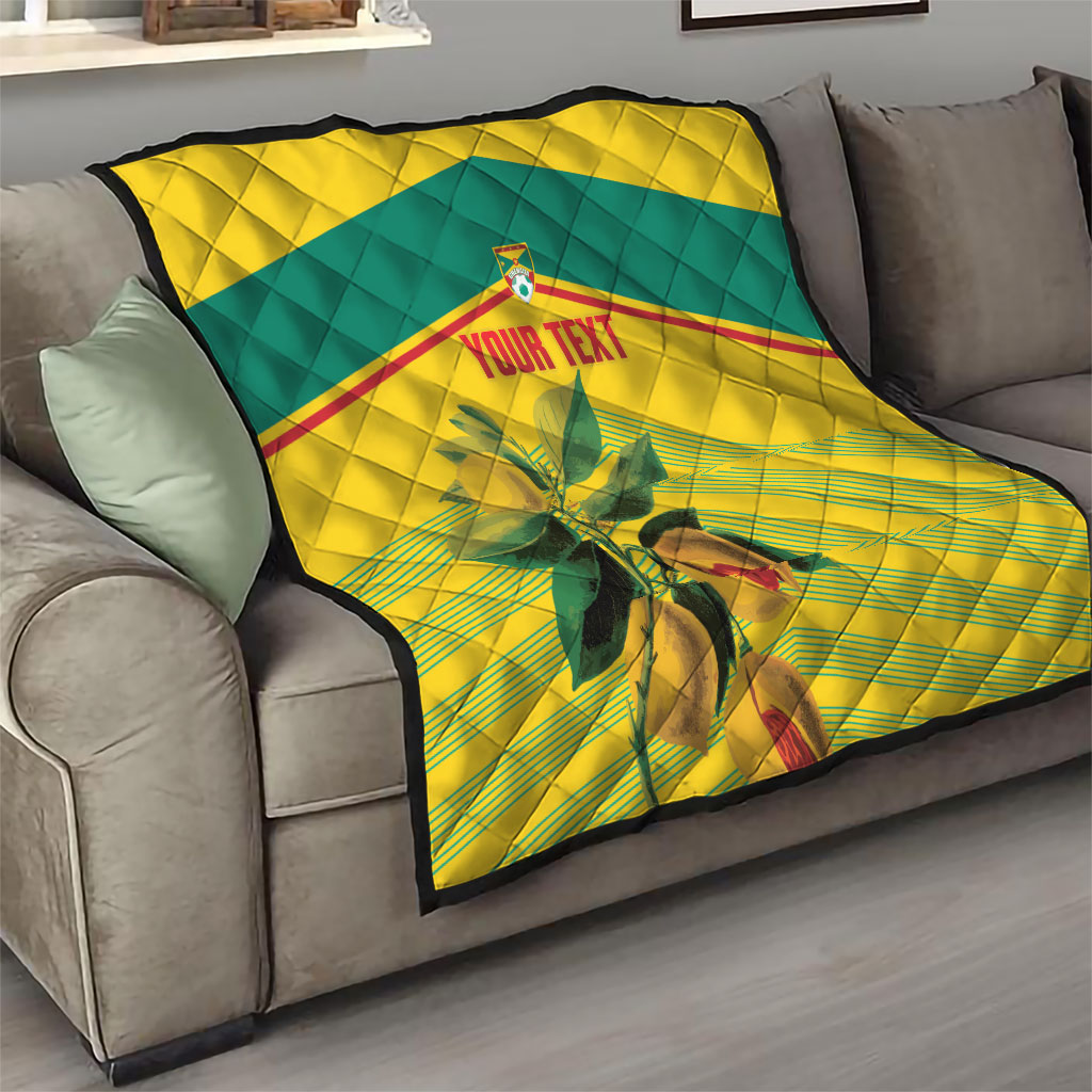 Grenada Football 2026 Custom Quilt Go Spice Boys Nutmeg Yellow Version