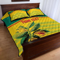 Grenada Football 2026 Custom Quilt Bed Set Go Spice Boys Nutmeg Yellow Version