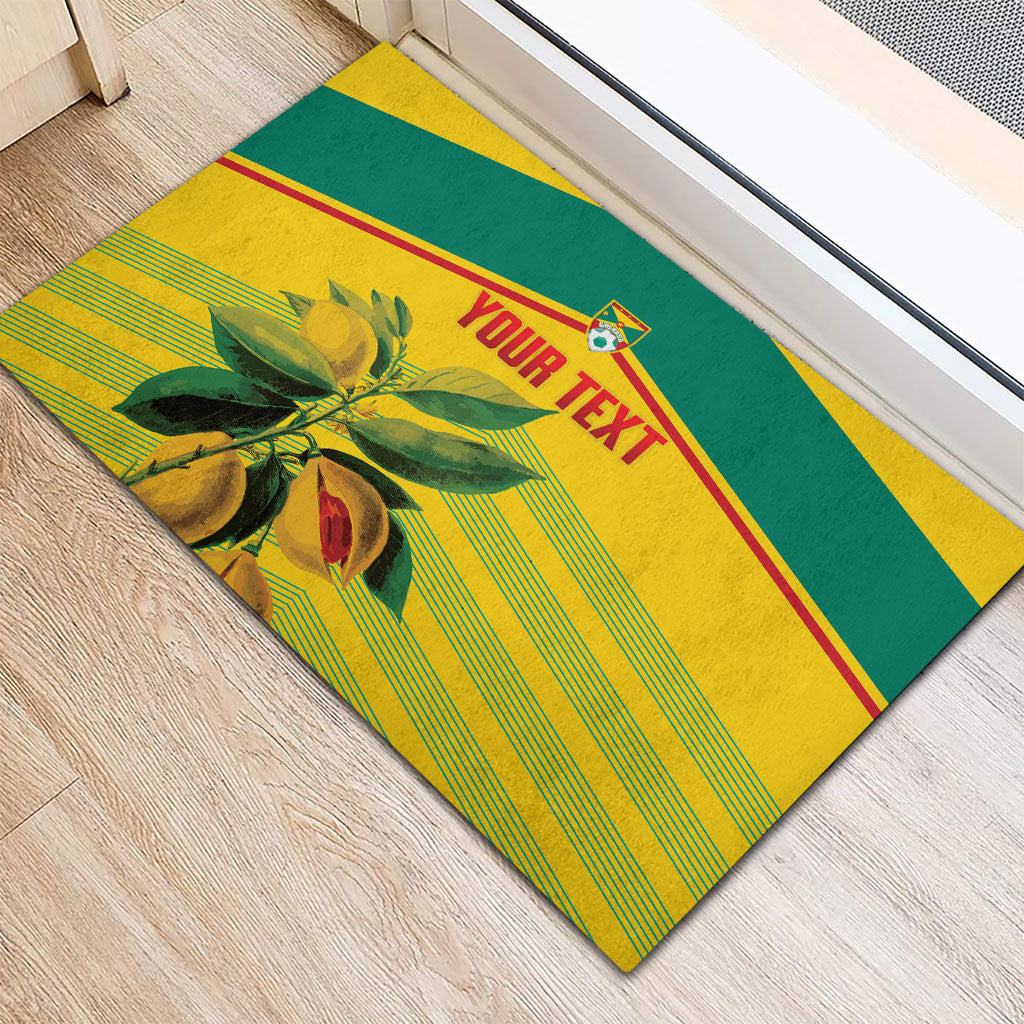 Grenada Football 2026 Custom Rubber Doormat Go Spice Boys Nutmeg Yellow Version