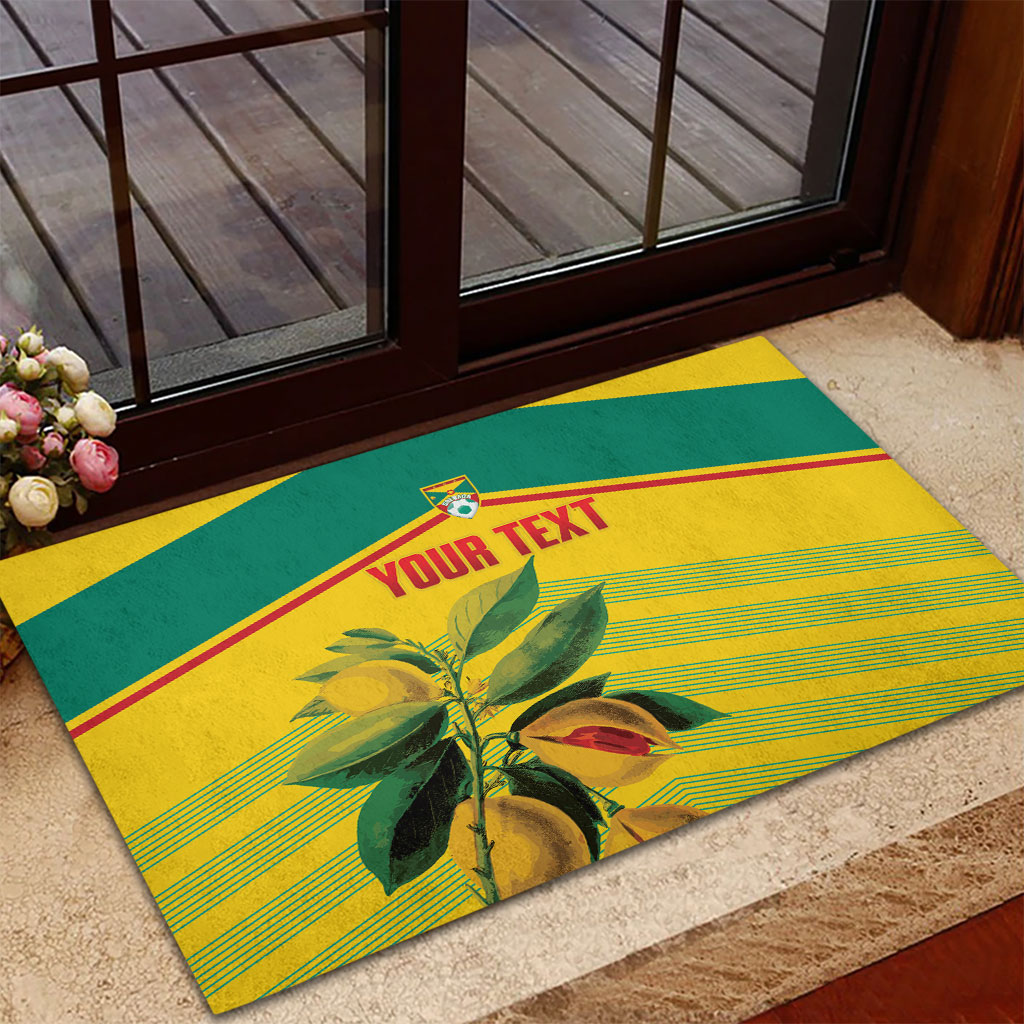 Grenada Football 2026 Custom Rubber Doormat Go Spice Boys Nutmeg Yellow Version