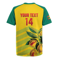 Grenada Football 2026 Custom Rugby Jersey Go Spice Boys Nutmeg Yellow Version