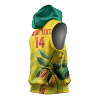 Grenada Football 2026 Custom Sleeveless Hoodie Go Spice Boys Nutmeg Yellow Version