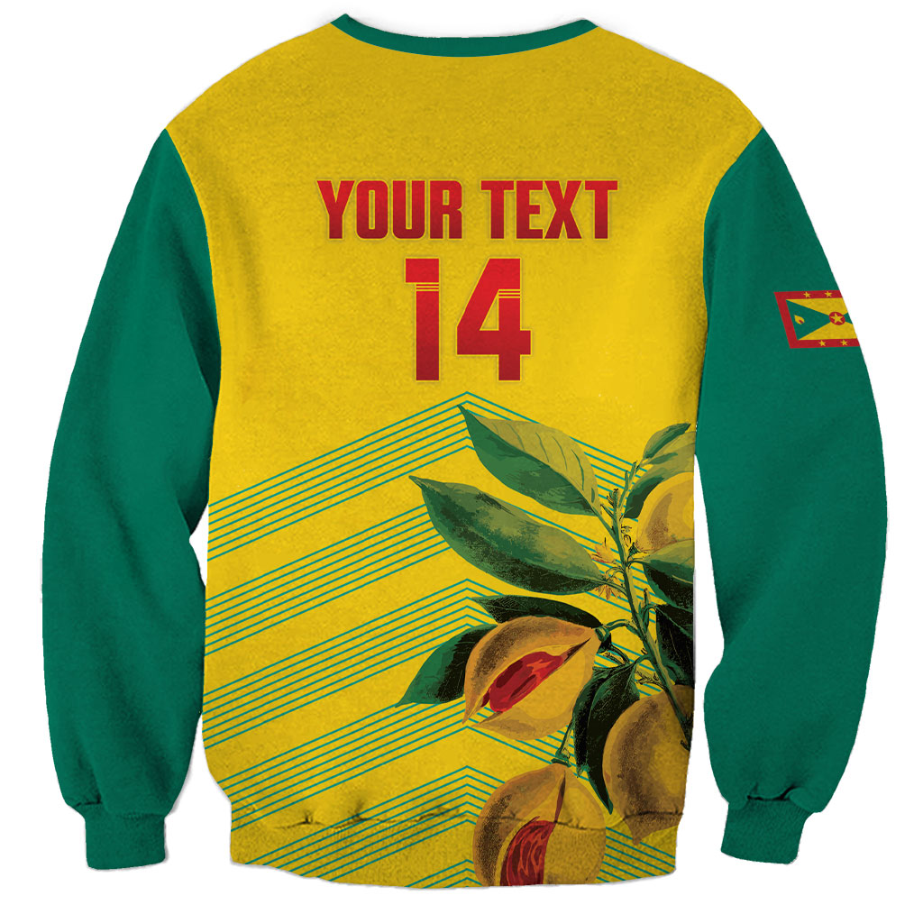 Grenada Football 2026 Custom Sweatshirt Go Spice Boys Nutmeg Yellow Version