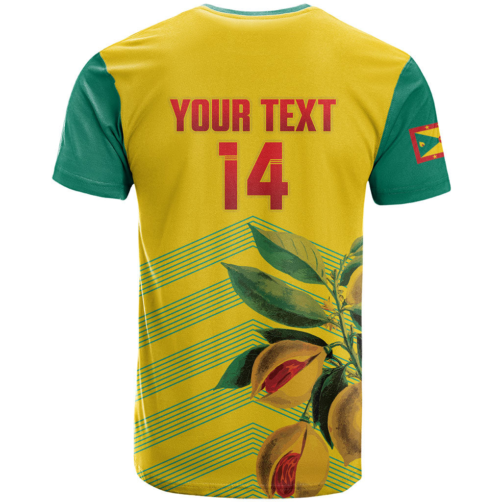 Grenada Football 2026 Custom T Shirt Go Spice Boys Nutmeg Yellow Version