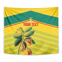 Grenada Football 2026 Custom Tapestry Go Spice Boys Nutmeg Yellow Version